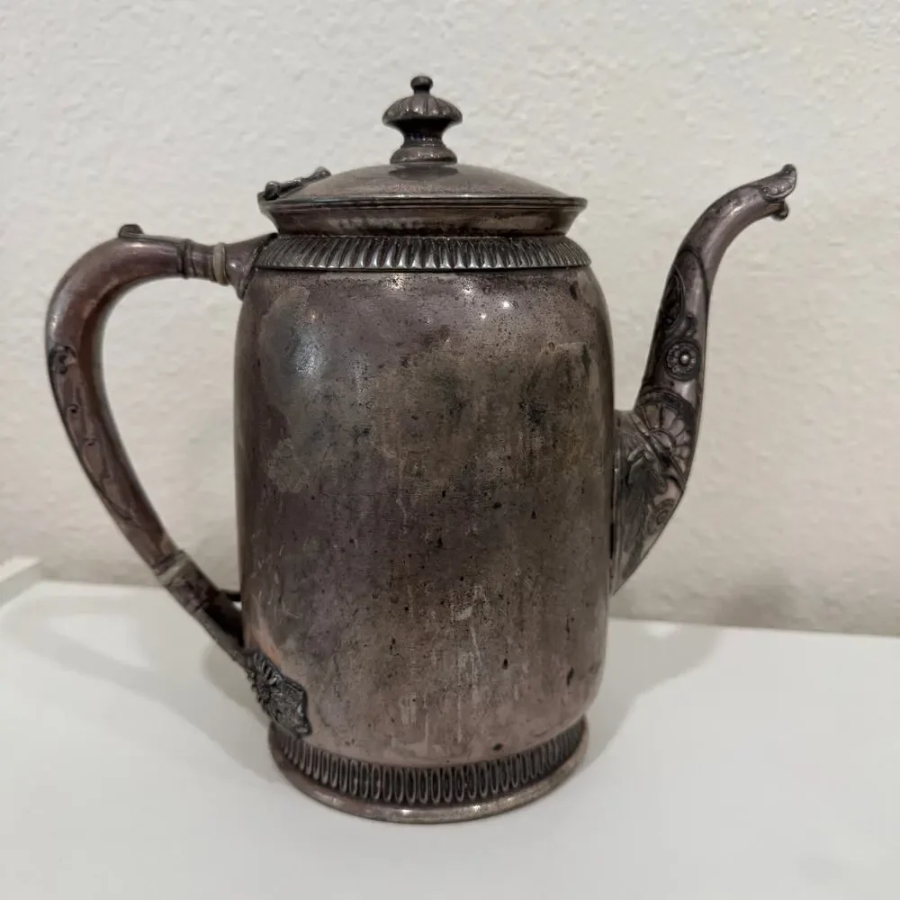 Vintage MFD Reed & Barton Silver Plate Coffee Tea Set 3 Pc Creamer Sugar 3131